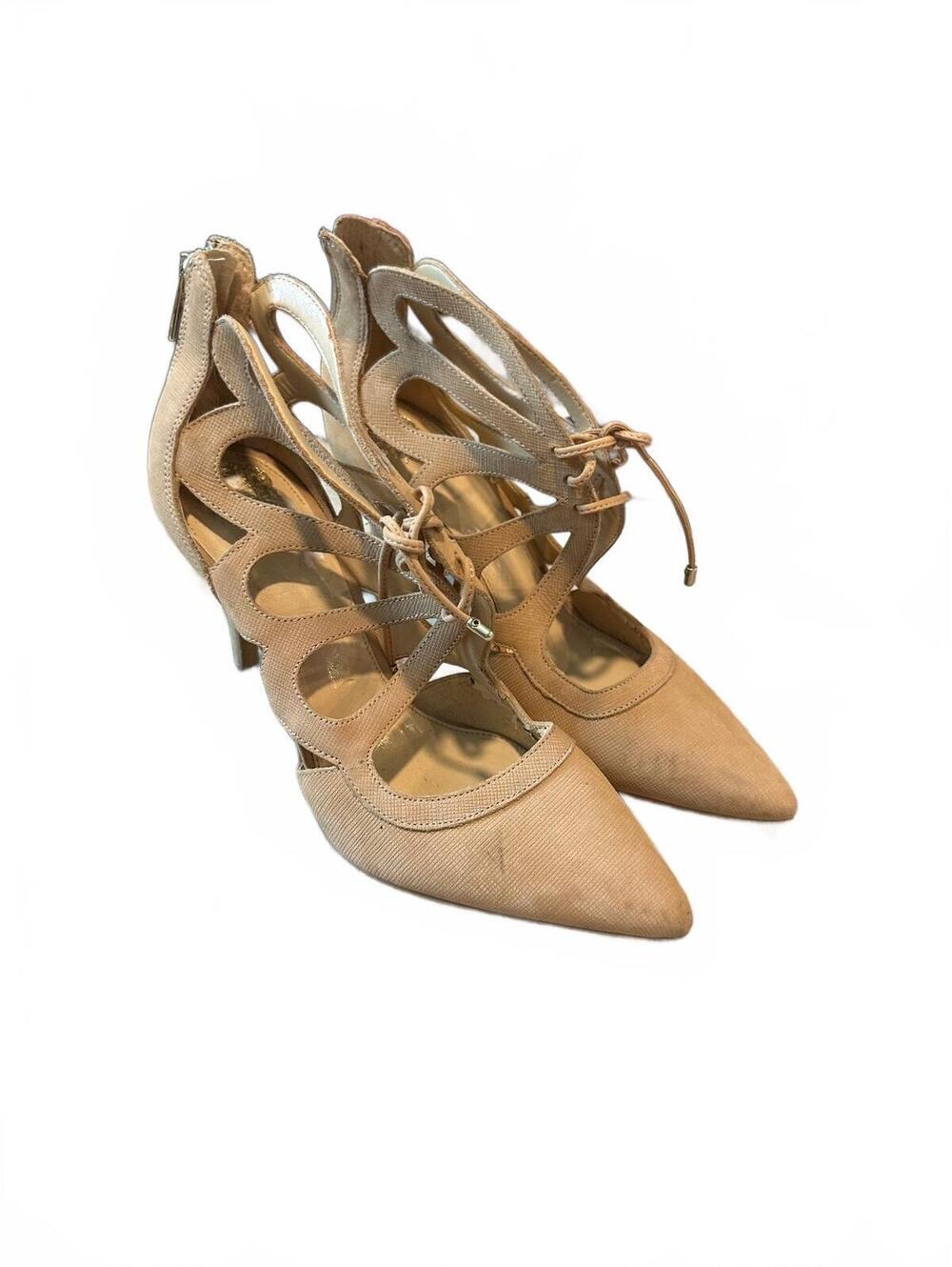 Vince camuto Beige Butterfly Cutout High Heel Pumps Size 9.5M